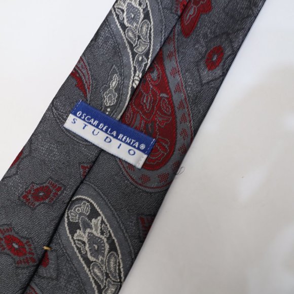 Mid Century Oscar de La Renta studio Necktie - Picture 3 of 4